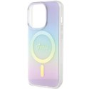 Guess GUHMP15LHITSU iPhone 15 Pro 6.1" fioletowy/purple hardcase IML Iridescent MagSafe