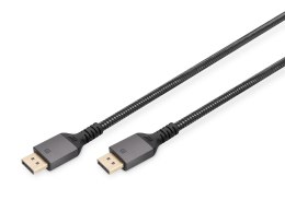 Kabel DisplayPort DIGITUS PREMIUM 8K60Hz UHD DP/DP M/M czarny 2m