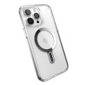 Speck Presidio Perfect-Clear ClickLock & Magsafe - Etui iPhone 15 Pro Max (Clear / Chrome Finish / Serene Silver)