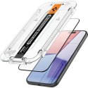 Spigen Glas.TR FC iPhone 15 6.1" "EZ FIT" 2 szt. szkło hartowane czarna ramka AGL06904