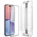 Spigen Glas.TR FC iPhone 15 Plus 6.7" "EZ FIT" 2 szt. szkło hartowane czarna ramka AGL06884