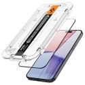 Spigen Glas.TR FC iPhone 15 Pro 6.1" "EZ FIT" 2 szt. szkło hartowane czarna ramka AGL06893