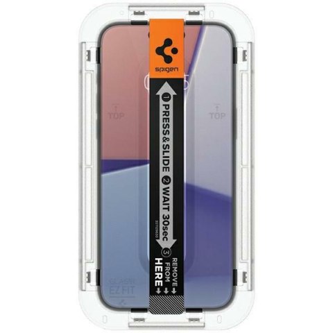 Spigen Glas.TR iPhone 15 Pro 6.1" "EZ FIT" clear szkło hartowane AGL06898