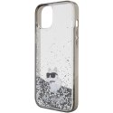 Karl Lagerfeld KLHCP15MLKCNSK iPhone 15 Plus 6.7" transparent hardcase Liquid Glitter Choupette