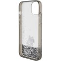 Karl Lagerfeld KLHCP15MLKCNSK iPhone 15 Plus 6.7" transparent hardcase Liquid Glitter Choupette