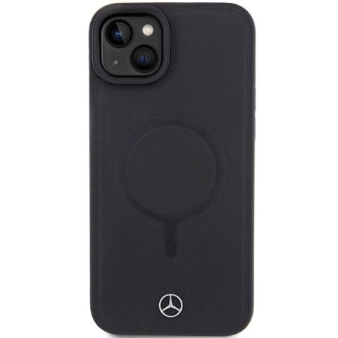 Mercedes MEHMP15M23RCMK iPhone 15 Plus 6.7" czarny/black hardcase Smooth Leather MagSafe