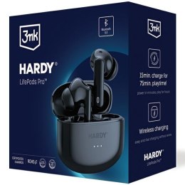 3MK Hardy LifePods Pro słuchawki bezprzewodowe Bluettoth 5.3 ANC czarny/black