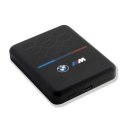 BMW Powerbank indukcyjny BMPBMS5K22PGVK 15W 5000mAh + kabel czarny/black M Collection MagSafe