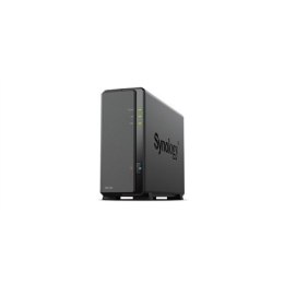 Synology | Tower NAS | DS124 | up to 1 HDD/SSD | Realtek | RTD1619B | Processor frequency 1.7 GHz | 1 GB | DDR4