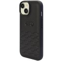 Audi GT Synthetic Leather iPhone 15 6.1" czarny/black hardcase AU-TPUPCIP15-GT/D2-BK