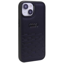 Audi GT Synthetic Leather iPhone 15 Plus 6.7" czarny/black hardcase AU-TPUPCIP15M-GT/D2-BK