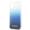 Guess GUHCN58DGCNA iPhone 11 Pro niebieski/gradient blue hard case California