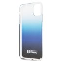 Guess GUHCN58DGCNA iPhone 11 Pro niebieski/gradient blue hard case California