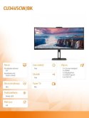 Moniotr CU34V5CW 34 cali 100Hz Curved VA HDMI DP USB-C