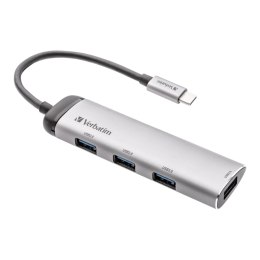 Hub USB Verbatim Multi Port 4x USB 3.0 1x USB-C