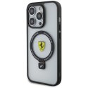 Ferrari FEHMP15XUSCAH iPhone 15 Pro Max 6.7" transparent hardcase Ring Stand 2023 Collection MagSafe