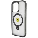 Ferrari FEHMP15XUSCAH iPhone 15 Pro Max 6.7" transparent hardcase Ring Stand 2023 Collection MagSafe