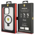 Ferrari FEHMP15XUSCAH iPhone 15 Pro Max 6.7" transparent hardcase Ring Stand 2023 Collection MagSafe