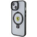 Ferrari FEHMP15SUSCAH iPhone 15 6.1" transparent hardcase Ring Stand 2023 Collection MagSafe