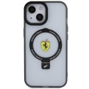 Ferrari FEHMP15SUSCAH iPhone 15 6.1" transparent hardcase Ring Stand 2023 Collection MagSafe