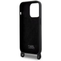 Karl Lagerfeld KLHCP15XSCBSKNK iPhone 15 Pro Max 6.7" hardcase czarny/black Crossbody Silicone Ikonik