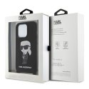 Karl Lagerfeld KLHCP15XSCBSKNK iPhone 15 Pro Max 6.7" hardcase czarny/black Crossbody Silicone Ikonik