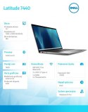 Notebook Latitude 7440 Win11Pro i5-1345U/16GB/512GB SSD/14.0 FHD/Intel Iris Xe/ThBlt&FgrPr&SmtCd/FHD/IRCam/Mic/WLAN+BT/Backlit K