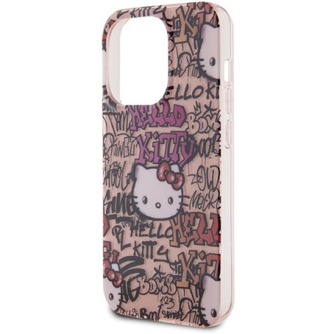 Hello Kitty HKHCP13XHDGPTP iPhone 13 Pro Max 6.7" różowy/pink hardcase IML Tags Graffiti