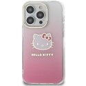 Hello Kitty HKHCP14LHDGKEP iPhone 14 Pro 6.1" różowy/pink hardcase IML Gradient Electrop Kitty Head