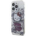 Hello Kitty HKHCP14LHDGPHT iPhone 14 Pro 6.1" biały/white hardcase IML Kitty On Bricks Graffiti