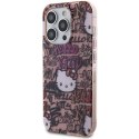 Hello Kitty HKHCP14LHDGPTP iPhone 14 Pro 6.1" różowy/pink hardcase IML Tags Graffiti