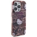 Hello Kitty HKHCP14LHDGPTP iPhone 14 Pro 6.1" różowy/pink hardcase IML Tags Graffiti