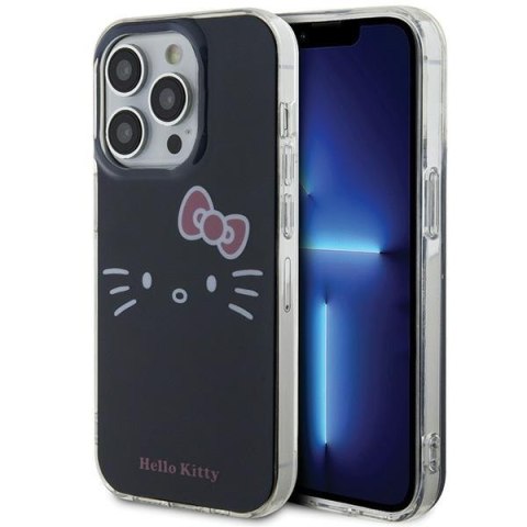 Hello Kitty HKHCP14LHKHLK iPhone 14 Pro 6.1" czarny/black hardcase IML Kitty Face