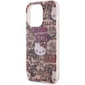 Hello Kitty HKHCP15XHDGPTP iPhone 15 Pro Max 6.7" różowy/pink hardcase IML Tags Graffiti