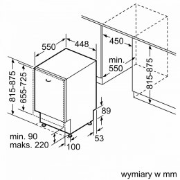 Zmywarka SPV2HMX42E 3 kosz