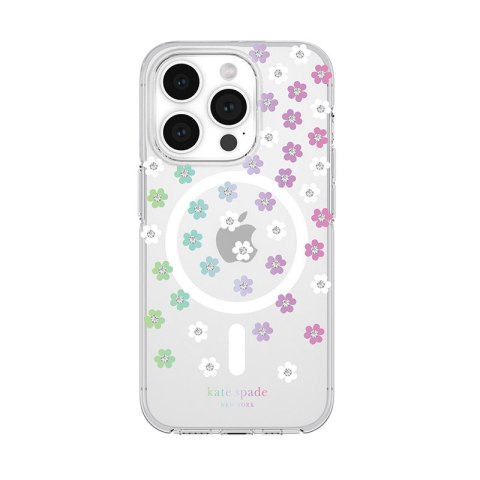 Kate Spade New York Protective MagSafe - Etui iPhone 15 Pro (Scattered Flowers)