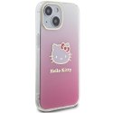 Hello Kitty HKHCP15SHDGKEP iPhone 15 6.1 różowy/pink hardcase IML Gradient Electrop Kitty Head