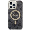 Guess GUHMP14XH4STK iPhone 14 Pro Max 6.7" czarny/black hardcase 4G MagSafe