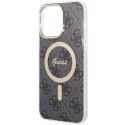 Guess GUHMP14XH4STK iPhone 14 Pro Max 6.7" czarny/black hardcase 4G MagSafe