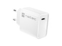 NATEC ŁADOWARKA SIECIOWA RIBERA USB-C 20W POWER DELIVERY BIAŁA NUC-2059