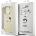 Hello Kitty HKHMP13LPGHCKD iPhone 13 Pro / 13 6.1" złoty/gold hardcase Leather Kitty Head MagSafe