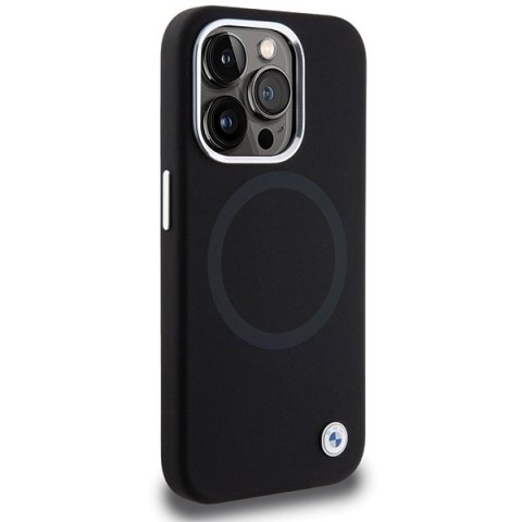 BMW BMHMP15LSILBK2 iPhone 15 Pro 6.1" czarny/black Signature Liquid Silicone MagSafe
