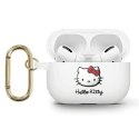 Hello Kitty HKAP23DKHSH Airpods Pro 2 cover biały/white Silicone 3D Kitty Head