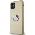 Hello Kitty HKHMN61PGHCKD iPhone 11 / Xr 6.1" złoty/gold hardcase Leather Kitty Head MagSafe