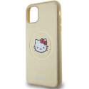 Hello Kitty HKHMN61PGHCKD iPhone 11 / Xr 6.1" złoty/gold hardcase Leather Kitty Head MagSafe