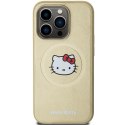 Hello Kitty HKHMP14XPGHCKD iPhone 14 Pro Max 6.7" złoty/gold hardcase Leather Kitty Head MagSafe