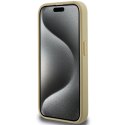 Hello Kitty HKHMP15LPGHCKD iPhone 15 Pro 6.1" złoty/gold hardcase Leather Kitty Head MagSafe