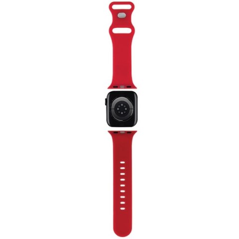 Hello Kitty Pasek HKAWMSCHBLR Apple Watch 38/40/41mm czerwony/red strap Silicone Kitty Head