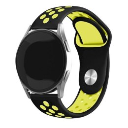 Beline pasek Watch 22mm Sport Silicone czarno-żółty black/yellow box