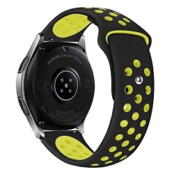 Beline pasek Watch 22mm Sport Silicone czarno-żółty black/yellow box